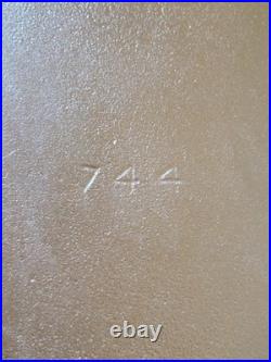 Beautiful ERIE #7 Cast Iron Long Griddle 744. Pre Griswold 1905 Fully Restored