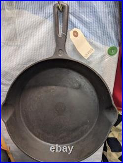 Beautiful Griswold Wapac Indian cast iron pan