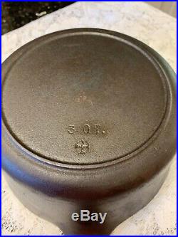 Birmingham Stove And Range Cast Iron #3 Sauce Pan With Lid