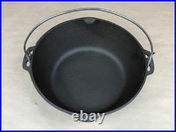 Birmingham Stove & Range BSR # 8 Cast Iron Dutch Oven 10 5/8 with Matching Lid