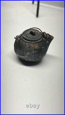 Boyd's Bears MINI CAST IRON CAMPFIRE SET pit stove pots pans
