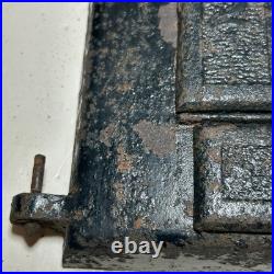 Boynton's Newport Antique Coal / Wood Fired Kitchen Stove 28 Door Cast Iron Old