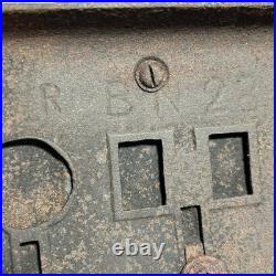 Boynton's Newport Antique Coal / Wood Fired Kitchen Stove 28 Door Cast Iron Old