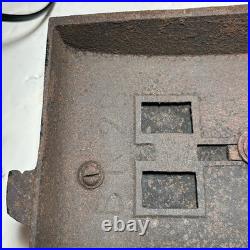 Boynton's Newport Antique Coal / Wood Fired Kitchen Stove 28 Door Cast Iron Old