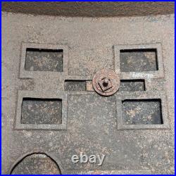 Boynton's Newport Antique Coal / Wood Fired Kitchen Stove 28 Door Cast Iron Old