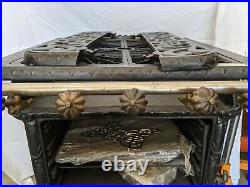 Brand Stove Co Milwaukee Antique Cast Iron Oven Gas Burner Famous Model 718