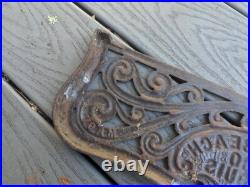 Bridge Beach Company Cast Iron Stove Plate Panel Bridge Beach And Co Antique USA Bridge Beach Company Cast Iron Stove Plate Panel Bridge Beach And Co Antique USA