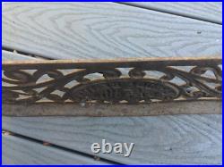 Bridge Beach Company Cast Iron Stove Plate Panel Bridge Beach And Co Antique USA Bridge Beach Company Cast Iron Stove Plate Panel Bridge Beach And Co Antique USA