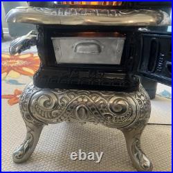 Bright Novelty Brand Parlor Stove 1880s-1915 Made By Abram Cox Co. Refurbished