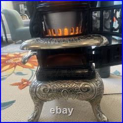 Bright Novelty Brand Parlor Stove 1880s-1915 Made By Abram Cox Co. Refurbished