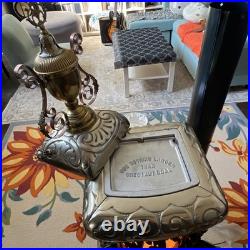 Bright Novelty Brand Parlor Stove 1880s-1915 Made By Abram Cox Co. Refurbished