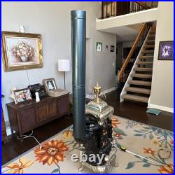 Bright Novelty Brand Parlor Stove 1880s-1915 Made By Abram Cox Co. Refurbished
