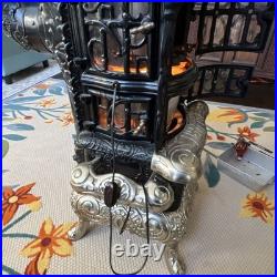 Bright Novelty Brand Parlor Stove 1880s-1915 Made By Abram Cox Co. Refurbished