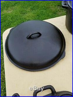 Bsr Birmingham Stove & Range Cast Iron Collection Skillet LID Pan Dutch Oven +++