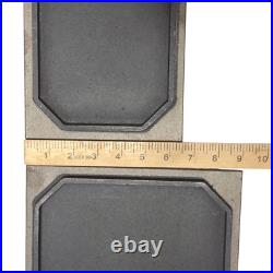 Buck Stove Replacement 6.5 x 9 Cast Iron Wood Burner Insert Plate Set Of 2