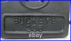 Buckeye 235 Antique Vtg Wood Coal Potbelly Cast Iron Stove Door NOS 104-131