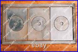 Burners Cooktop Cast Iron Stove Kitchen Flange Oven Rings Grill Heavy Duty Large