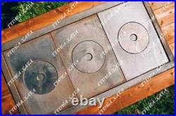 Burners Cooktop Cast Iron Stove Kitchen Flange Oven Rings Grill Heavy Duty Large