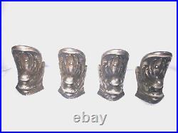 CAST IRON DOLPHIN STOVE LEGS FEET Set Of 4 FANCY BEAUTIFUL CAST IRON DOLPHIN STOVE LEGS FEET Set Of 4 FANCY BEAUTIFUL