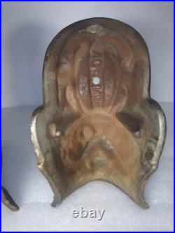 CAST IRON DOLPHIN STOVE LEGS FEET Set Of 4 FANCY BEAUTIFUL