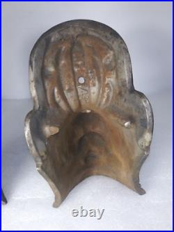 CAST IRON DOLPHIN STOVE LEGS FEET Set Of 4 FANCY BEAUTIFUL