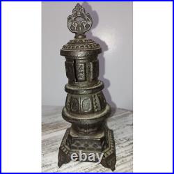 CAST IRON Rare, Vintage Parlor Stove Cast Iron Bank Size 7 Inches