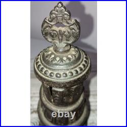 CAST IRON Rare, Vintage Parlor Stove Cast Iron Bank Size 7 Inches