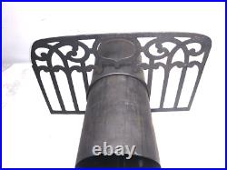 CAST IRON Wood Stove Pipe Surround Shelf Clean and Ready to Use