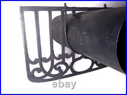 CAST IRON Wood Stove Pipe Surround Shelf Clean and Ready to Use