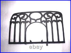 CAST IRON Wood Stove Pipe Surround Shelf Clean and Ready to Use