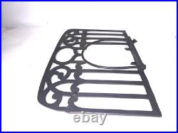 CAST IRON Wood Stove Pipe Surround Shelf Clean and Ready to Use