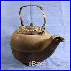 C. 1866-'70s Cast Iron Kettle Great Western Foundry & Stove Co. Leavenworth KS