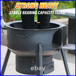 thumbnail image 2 of Portable Cat Iron Camping Wood Burning Tove Oven For Cooking In Tent 2 of 13