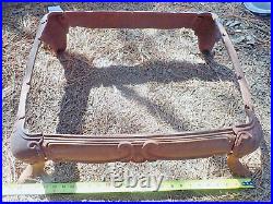 Cast Iron Antique Potbelly Legs Vintage Wood/Coal Stove Base Frame