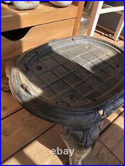 Cast Iron Base For Potbelly Stove Heavy Vintage Industrial