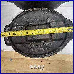 Cast Iron Cajun Classic Oval casserole 4Qt. WITH LID