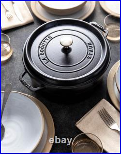 Cast Iron Cocotte with Brass Knob