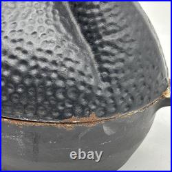 Cast Iron Dragon Steamer Humidifier Diffuser For Wood Stove Or Fireplace Rusty