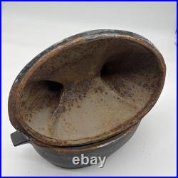 Cast Iron Dragon Steamer Humidifier Diffuser For Wood Stove Or Fireplace Rusty