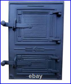Cast Iron Fire Door Clay Bread Oven Pizza Stove Quality Gold (FC) 28,4 x 40,5