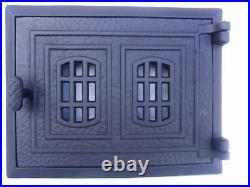 Cast Iron Fire Door Clay Bread Oven Pizza Stove Quality Gold (FP) 31,5 x 25