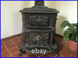 Cast Iron Forged Parlor Stove