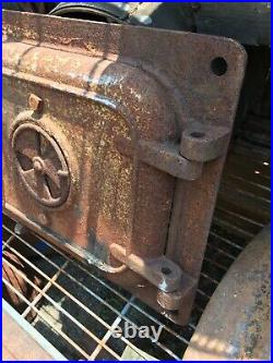 Cast Iron Furnace Fire Door Clay Bread Oven Doors Pizza Stove Fireplace Grill