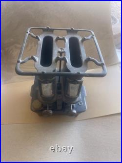 Cast Iron Game Jr no. 2 Kerosene Iron Heater Stove With Double Burner