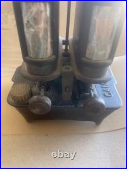 Cast Iron Game Jr no. 2 Kerosene Iron Heater Stove With Double Burner