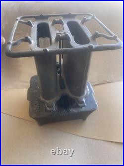 Cast Iron Game Jr no. 2 Kerosene Iron Heater Stove With Double Burner