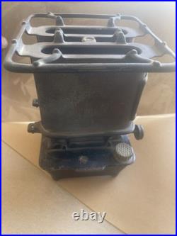 Cast Iron Game Jr no. 2 Kerosene Iron Heater Stove With Double Burner