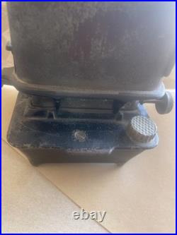 Cast Iron Game Jr no. 2 Kerosene Iron Heater Stove With Double Burner