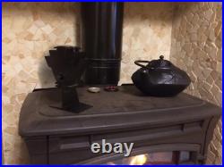 Cast Iron Kettle Steamer Wood Stove Pine Cone Pot Humidifier Decorative 2.5 QT