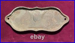 Cast Iron Plaque Born Range Co. 1893 Columbian Expo Medal Winner